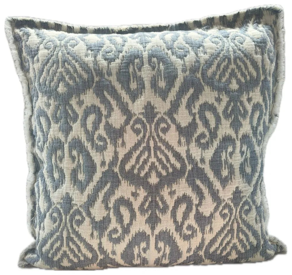 Large Ikara Blue Cushion 50 x 50cm | Annie Mo's
