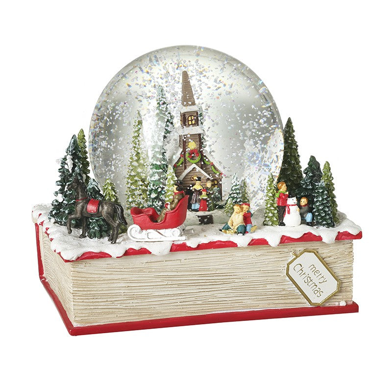 Large Snowglobe with Book 18cm | Annie Mo's