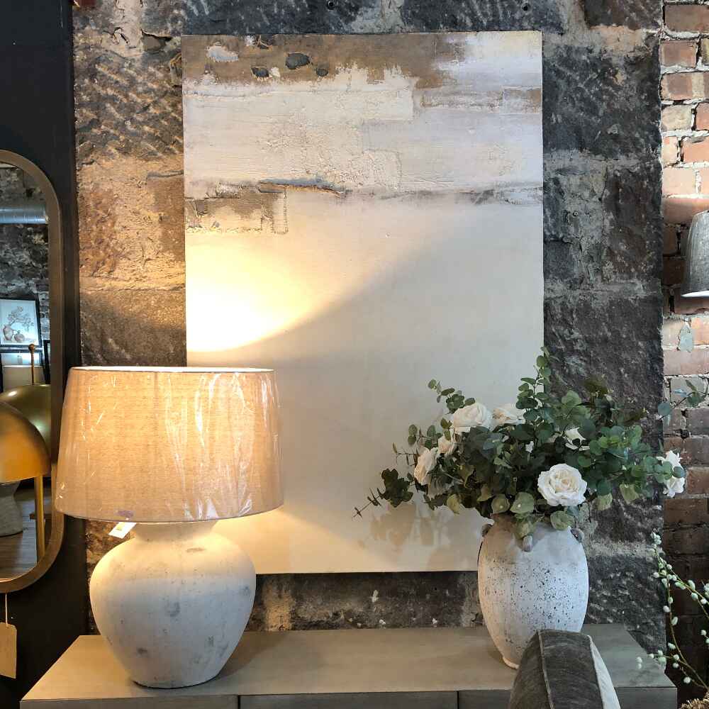 Large Pebble Beach Landscape Painting