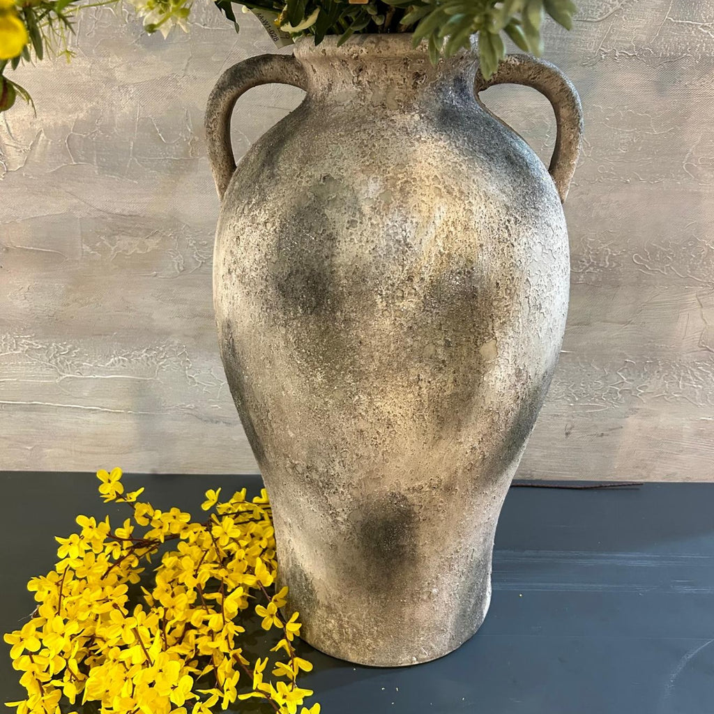 Large Scorched Effect Vase 55cm B