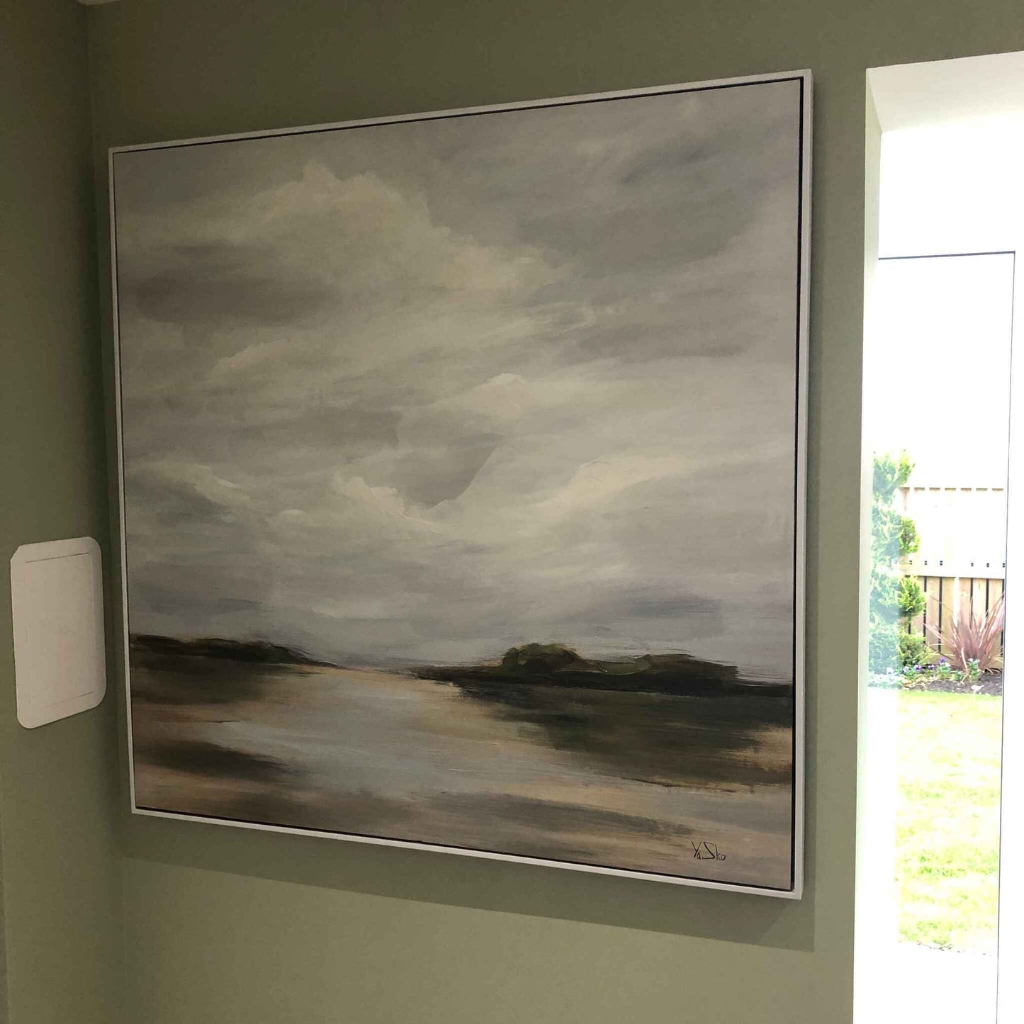 Large Square Clear Pathway Canvas