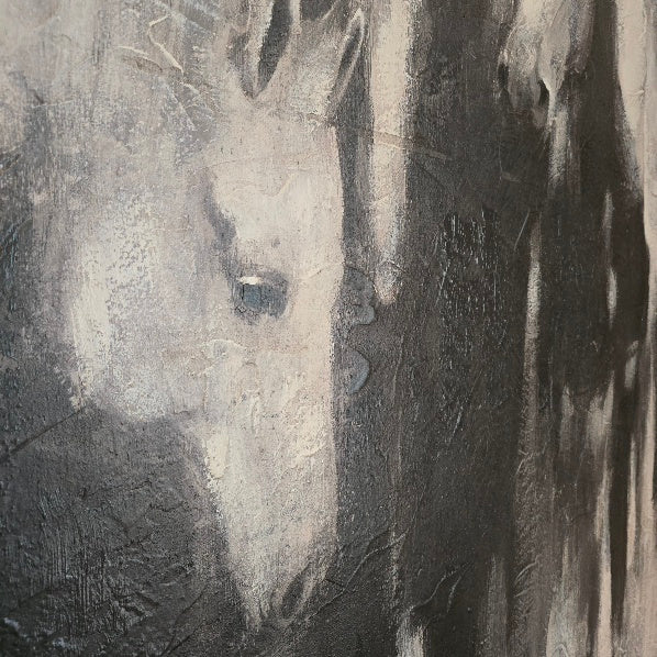 Large Wild Horses Framed Canvas 7