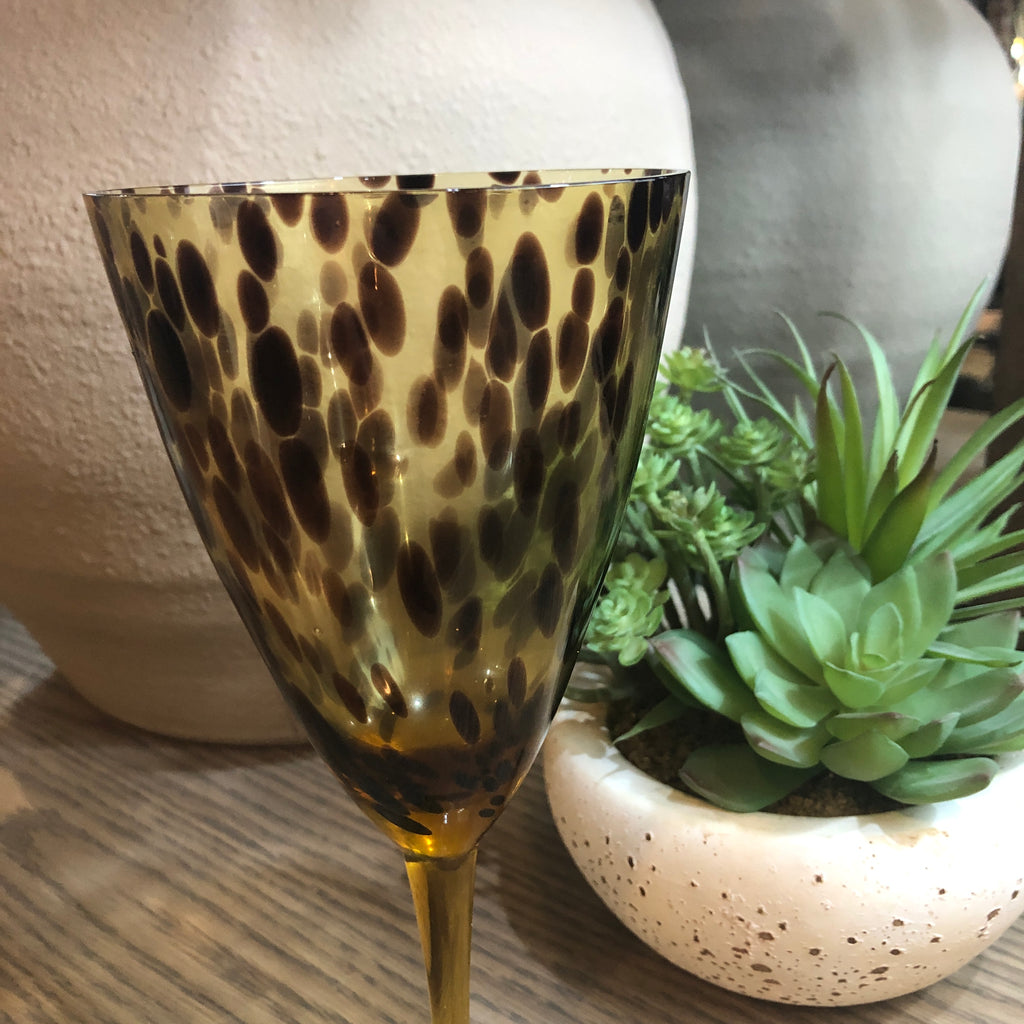 Leopard Print Goblets 22cm B