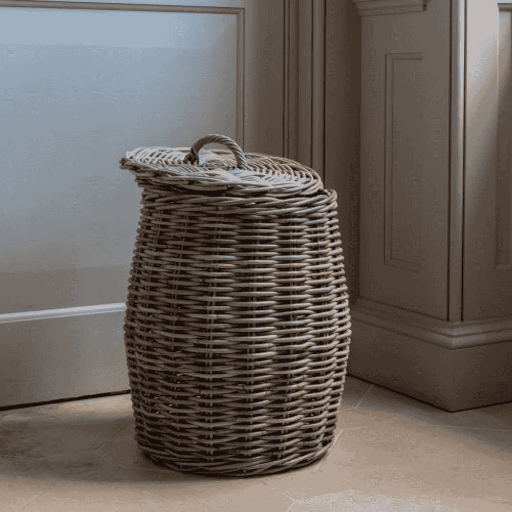 Lidded Laundry Basket Small