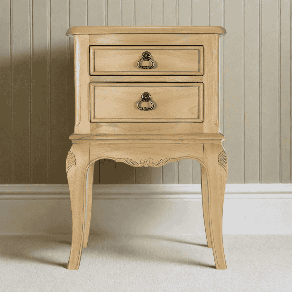 Limoges Two Drawer Bedside Cabinet | Annie Mo's