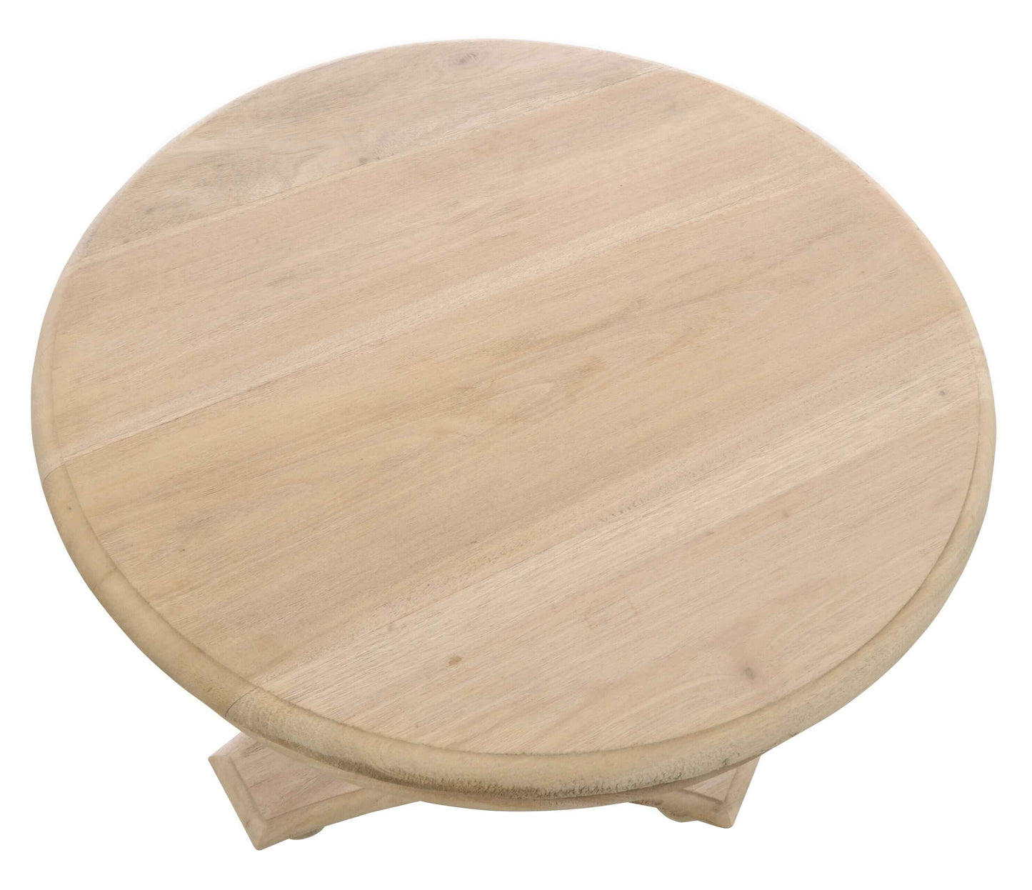 Low Round Wine Table with Bun Feet 58cm-B
