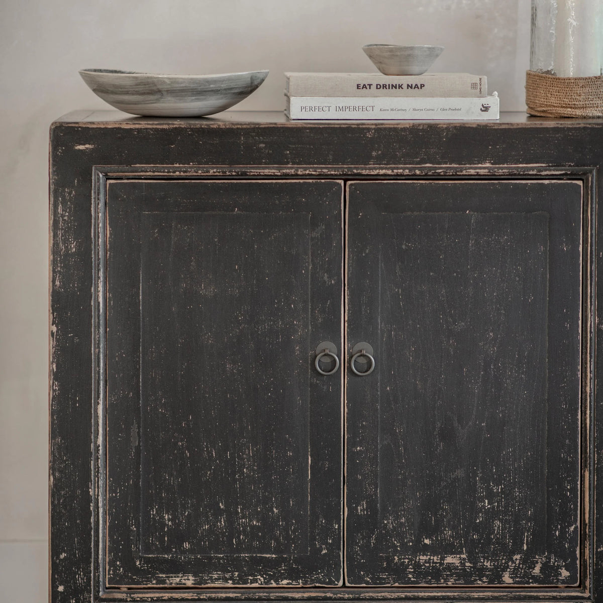 Loxwood Reclaimed Pine Four Door Cabinet 160cm-D