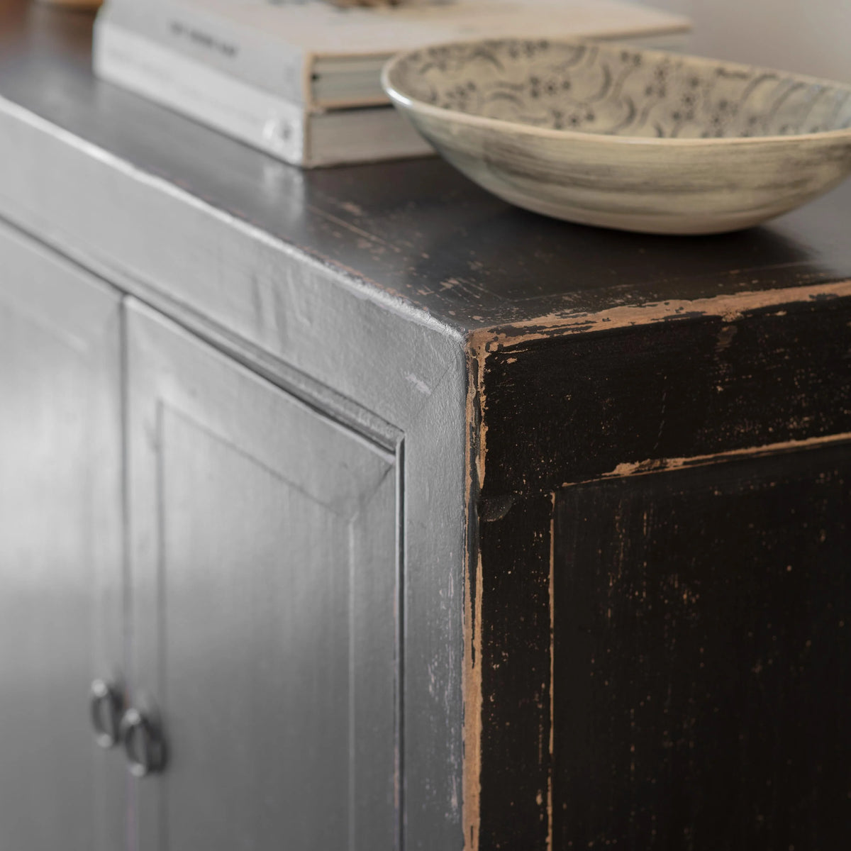 Loxwood Reclaimed Pine Four Door Cabinet 160cm-E