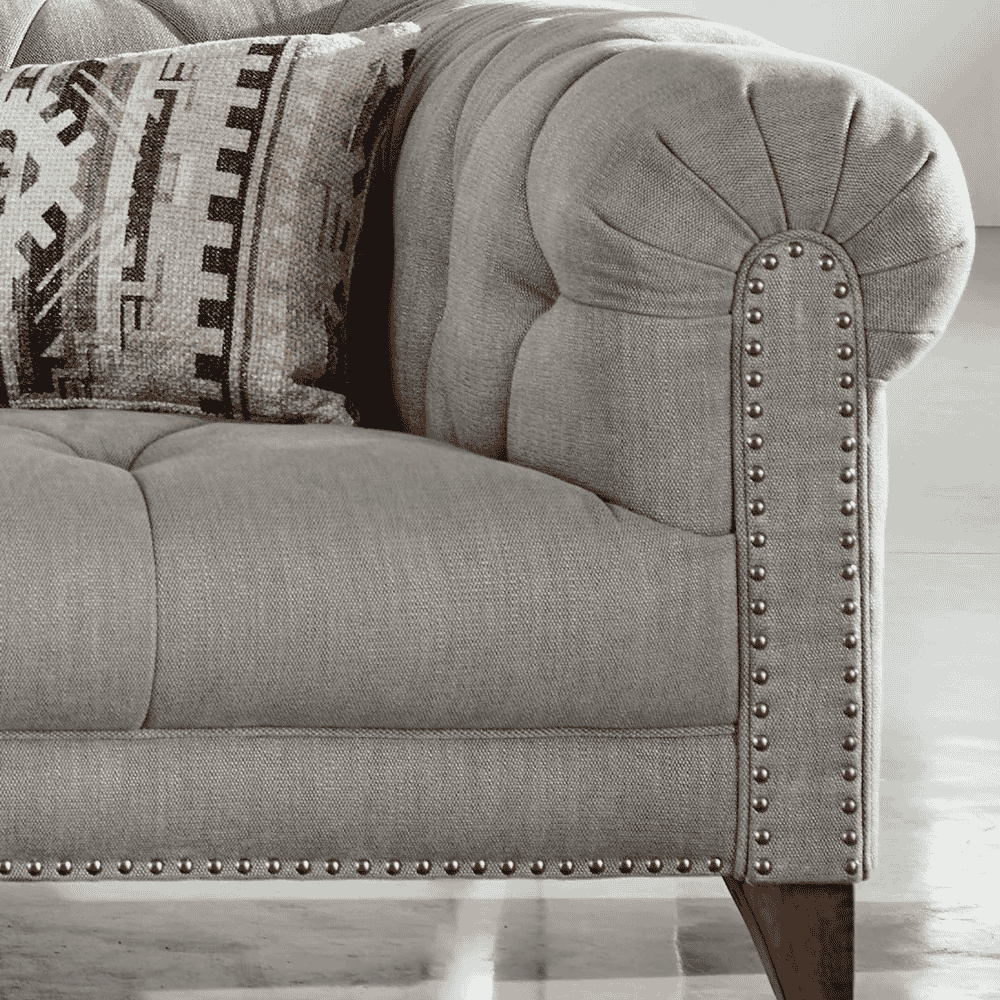 Luisa SHALLOW Snuggler Sofa | Fabrics-A