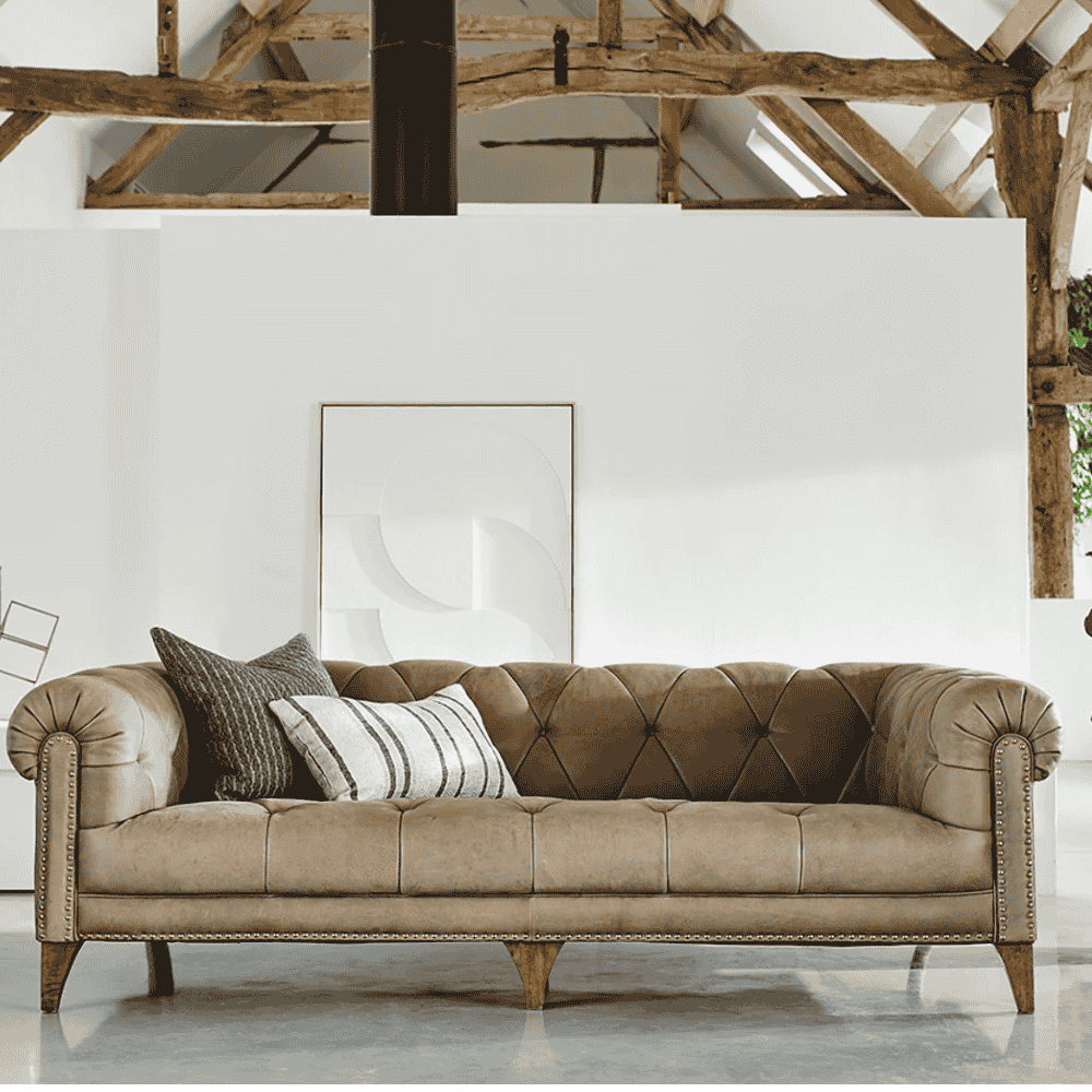 Luisa DEEP Three Seat Sofa | Leathers | Annie Mo's
