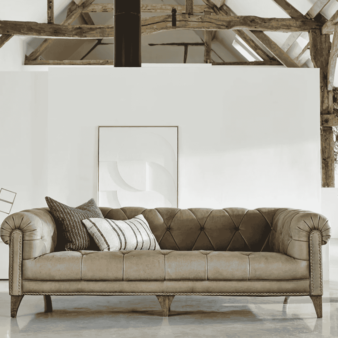 Luisa SHALLOW Three Seat Sofa | Leathers