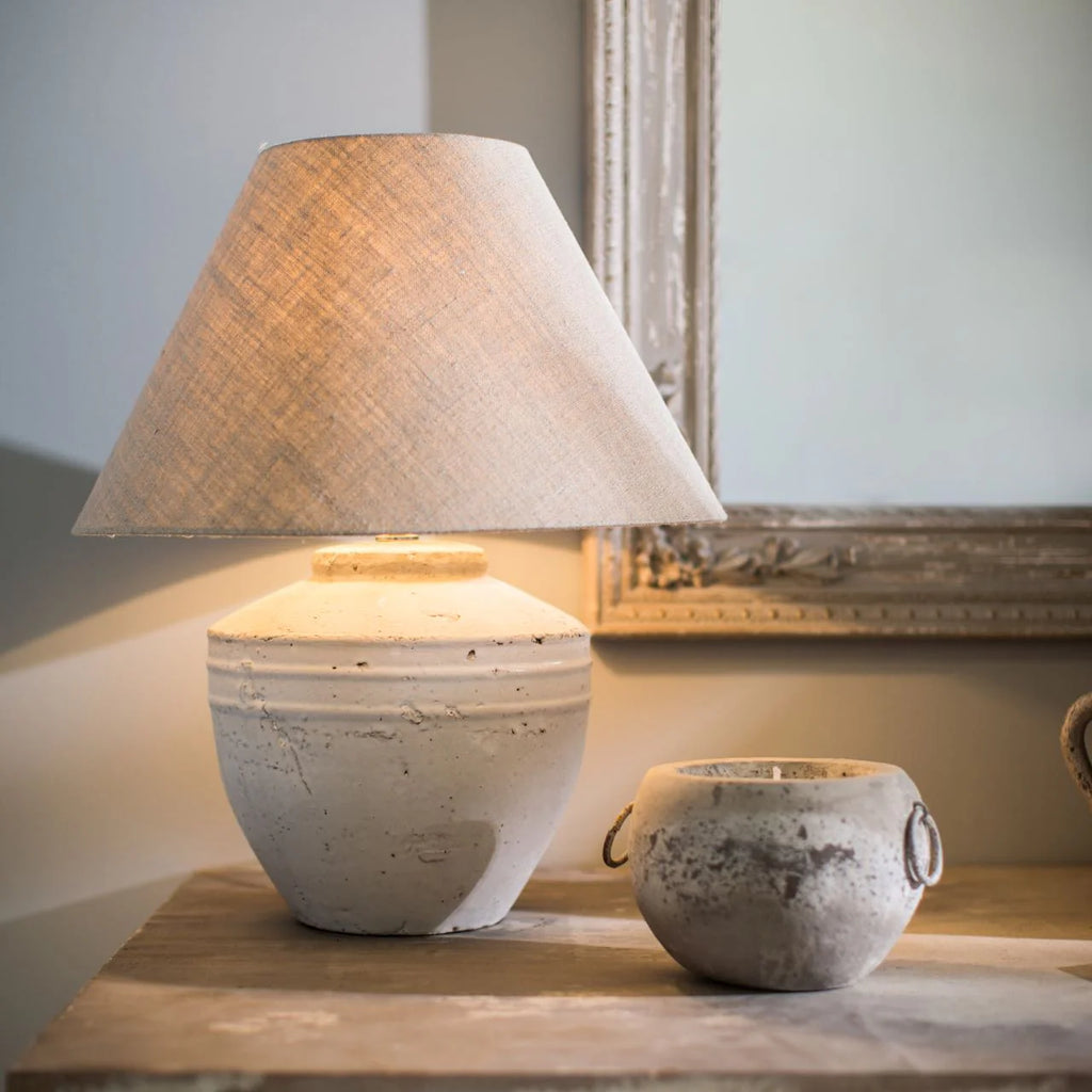 Birkdale Stone Candle 20cm