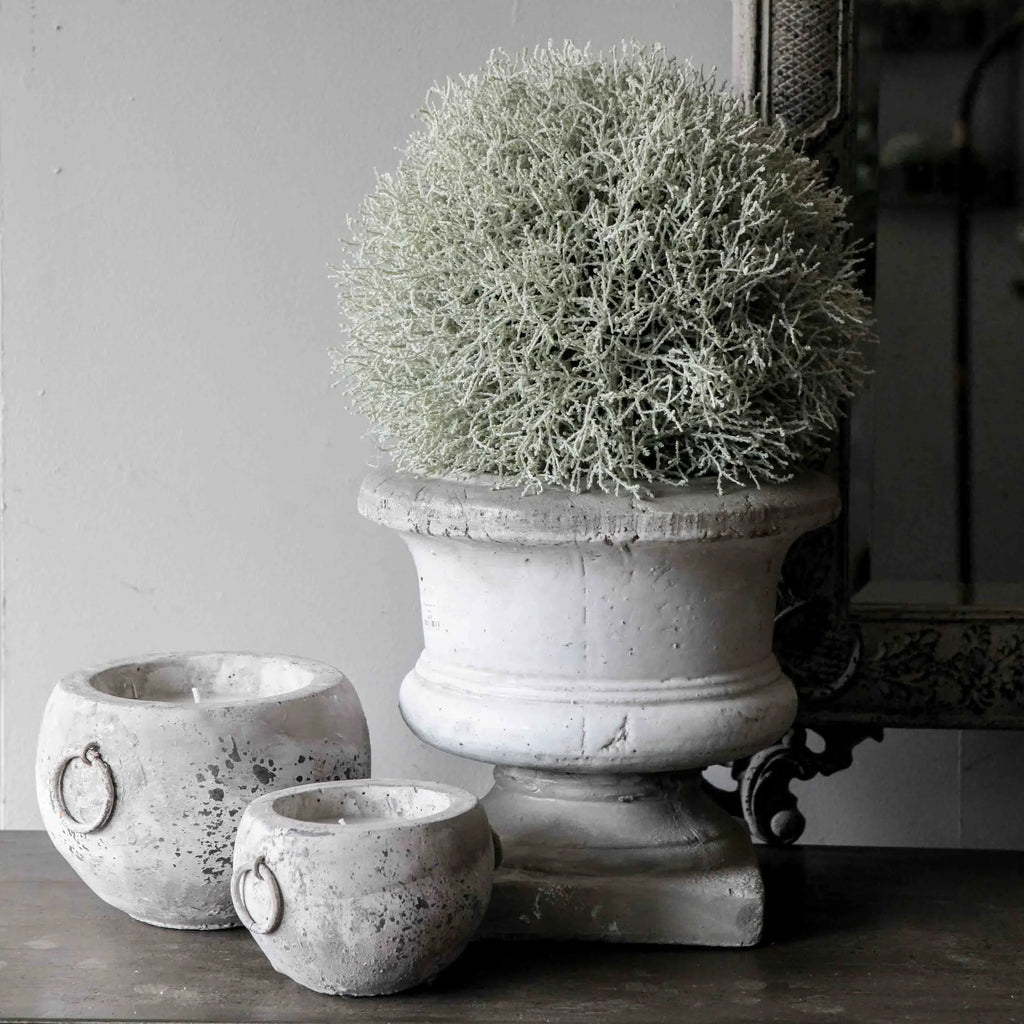 Birkdale Stone Candle 20cm