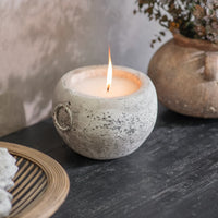 Birkdale Stone Candle 20cm | Annie Mo's