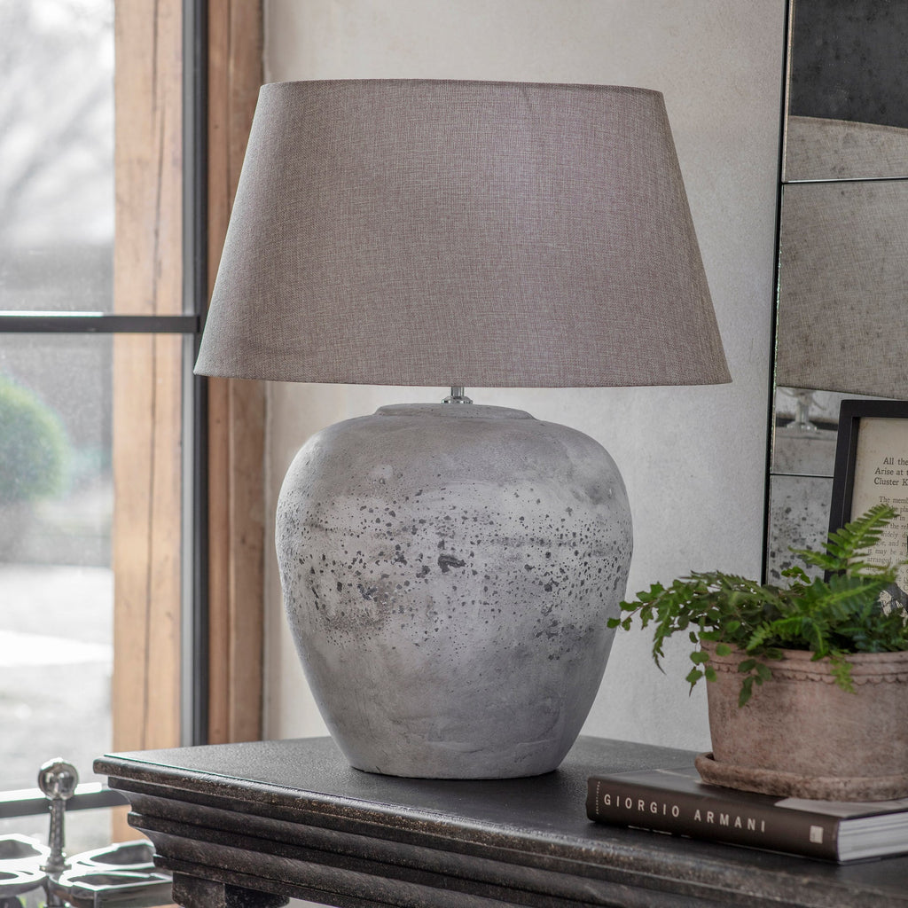 Birkdale Large Stone Table Lamp 74cm