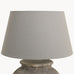 Baybridge Grey Stone Lamps with Grey Shade