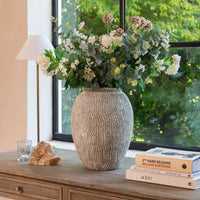 Aldbury Tall Stone Vase 40cm | Annie Mo's