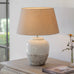 Clemsfold Rounded Stone Lamp with Gravel Shade 60cm