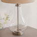 Derby Bubbled Teardrop Glass Lamp with Shade 63cm