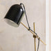 Derby Rectangle Black Marble and Steel Desk Lamp 59cm