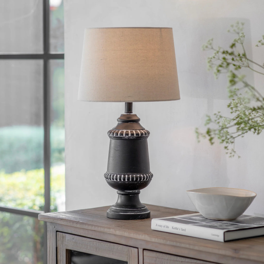 Derby Antiqued Table Lamp with Shade 58cm | Annie Mo's