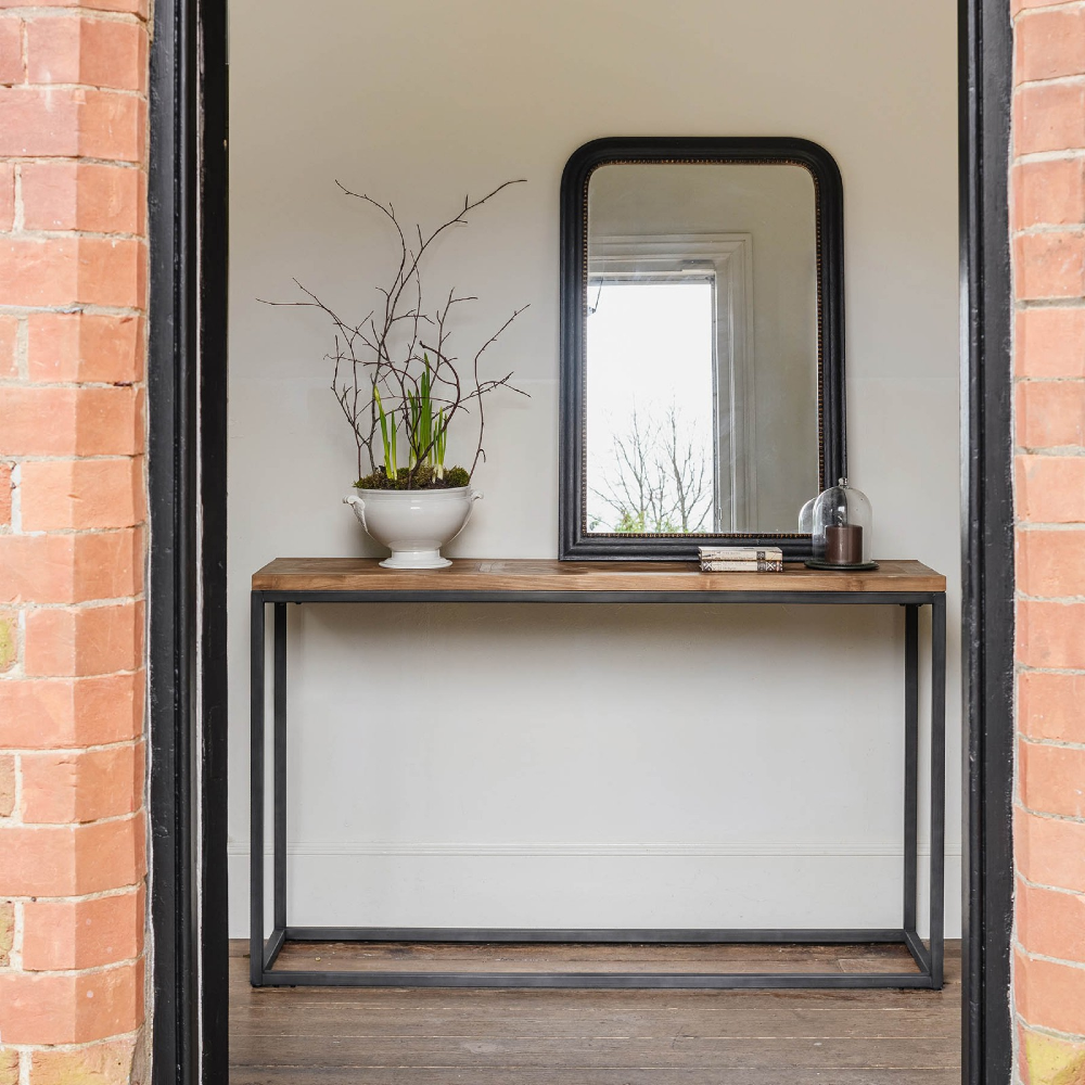 Lockhart Washed Recycled Teak Console Table 135cm