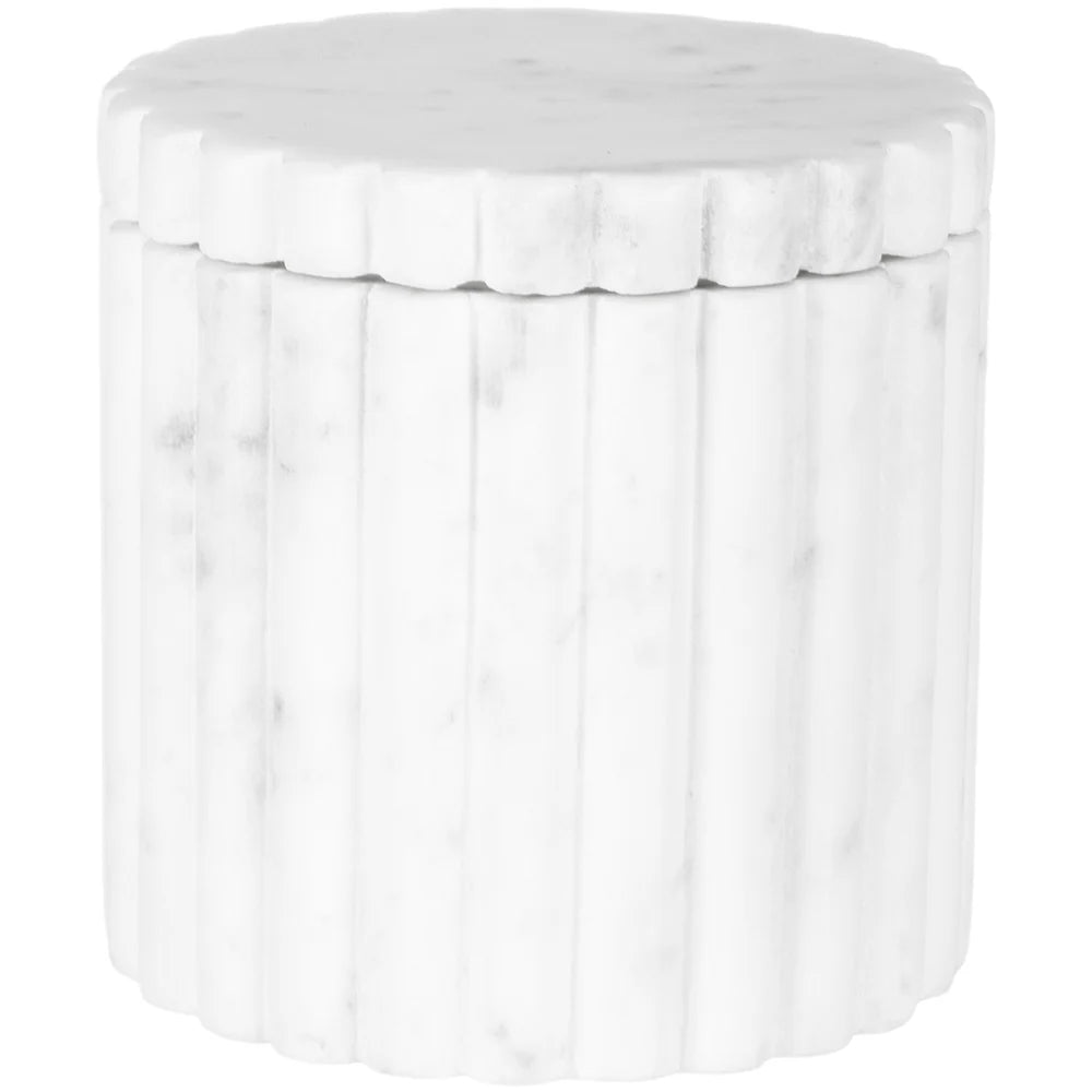 Makrana Marble Lidded Pot 10cm