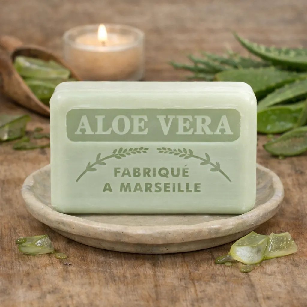 Marseille French Soap Aloe Vera 125g | Annie Mo's