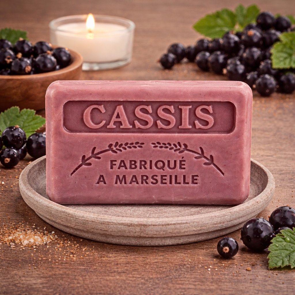 Marseille French Soap Blackcurrant 125g | Annie Mo's