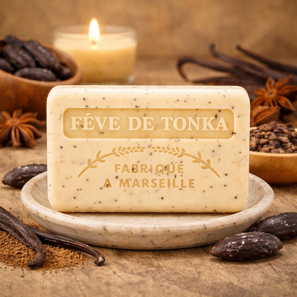 Marseille French Soap with Tonka Bean 125g