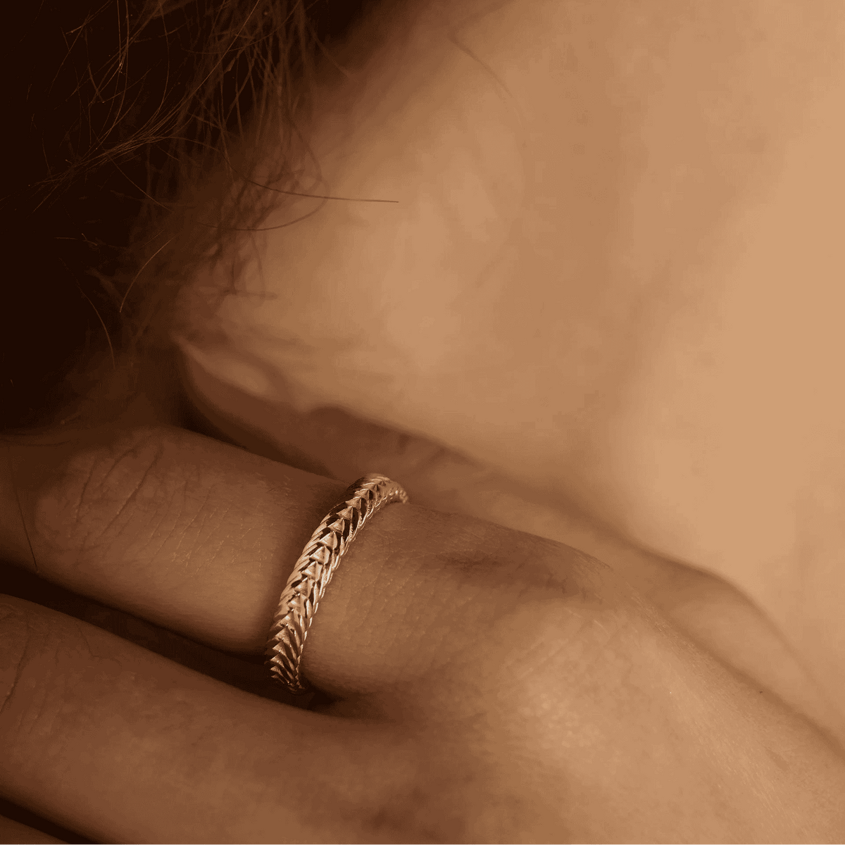 Woven Ring - Silver