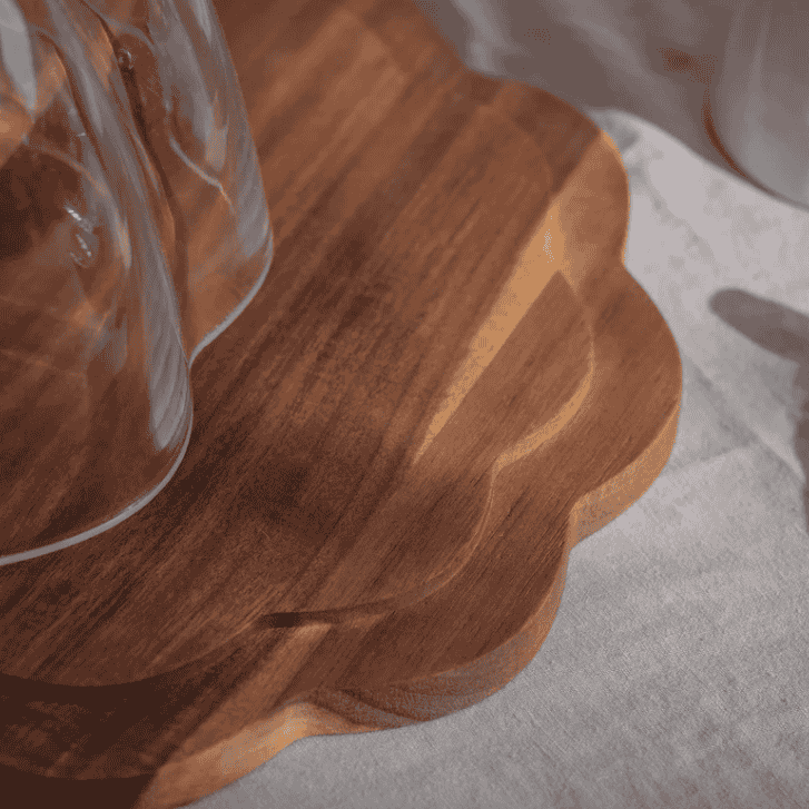 Mayfield Acacia Wood Cake Dome 31cm B | Annie Mo's