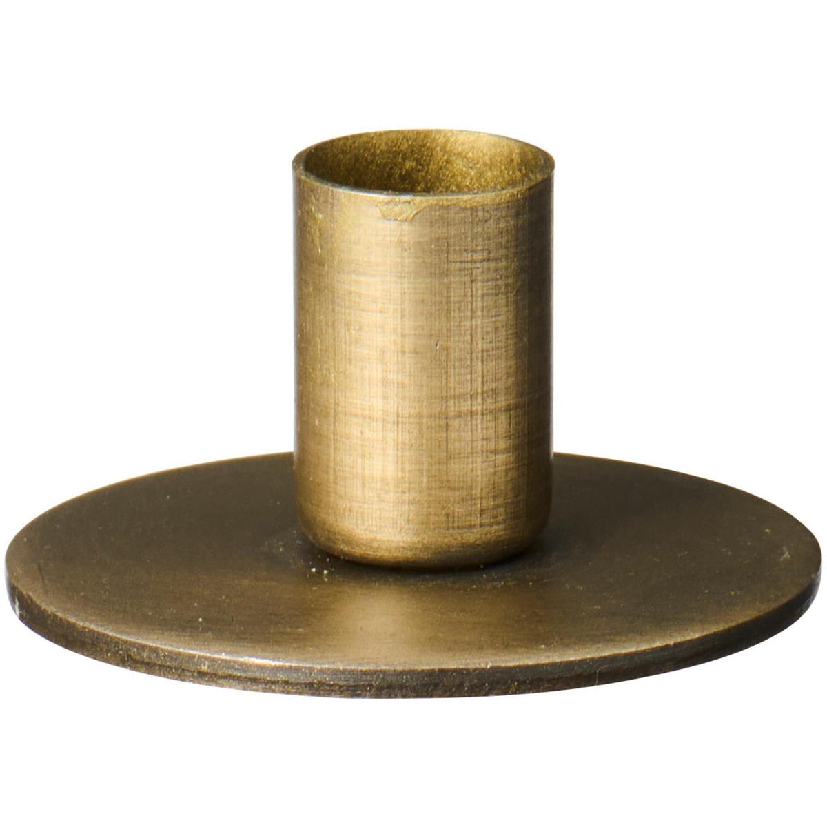 Metal Flat Based Taper Candle Holder