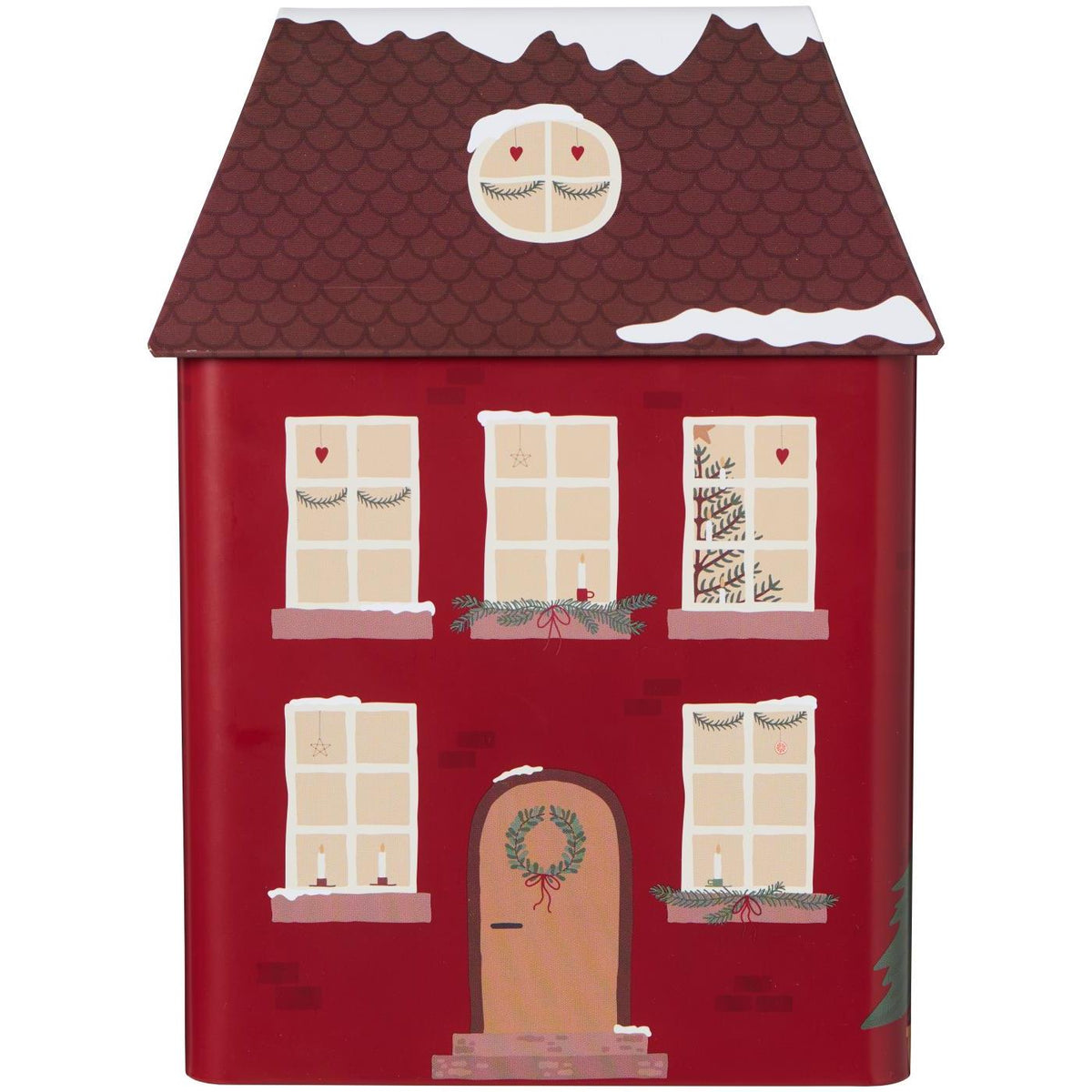 Metal House Canister - Christmas House | Annie Mo's2