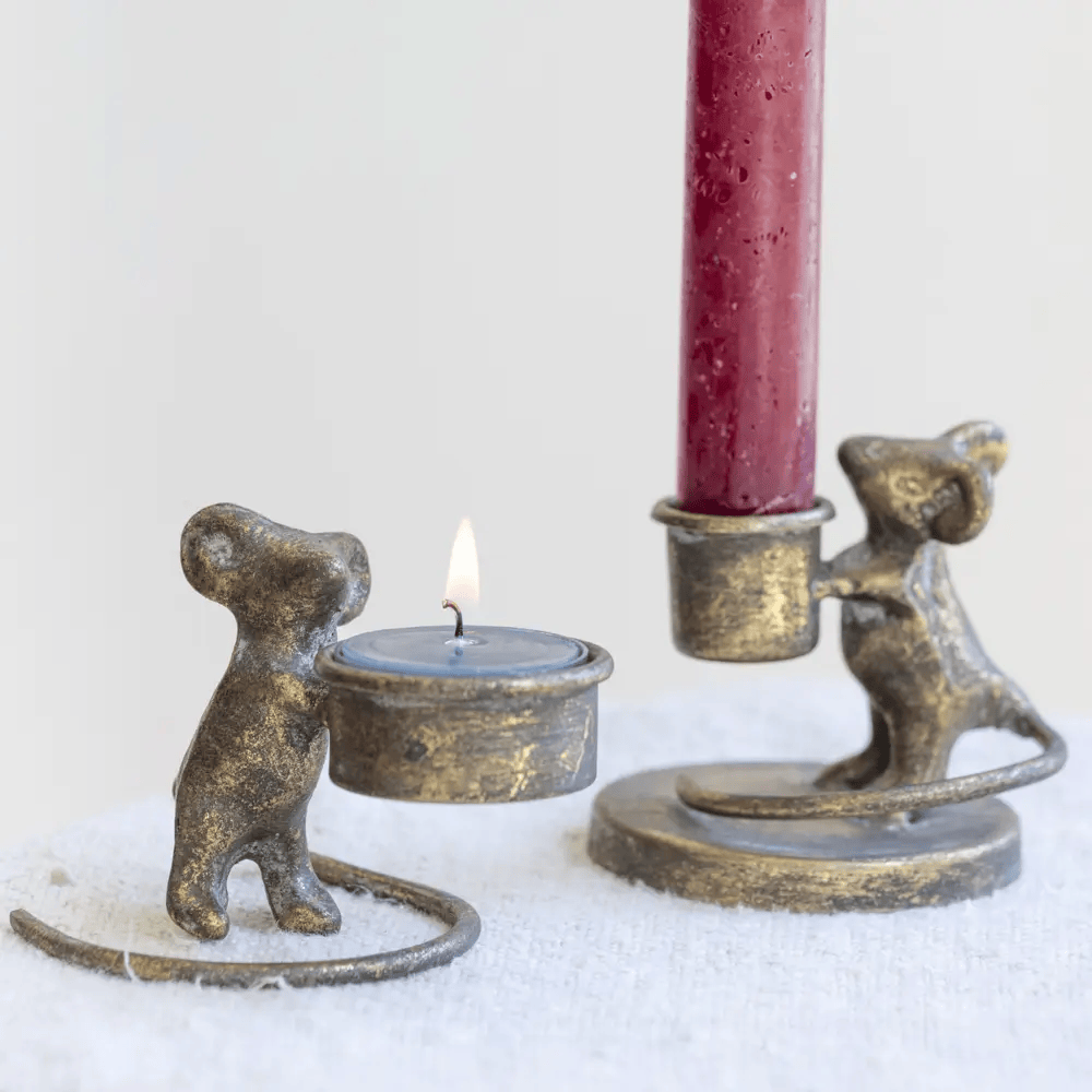 Millicent Mouse Candle Holder | Annie Mo's -D
