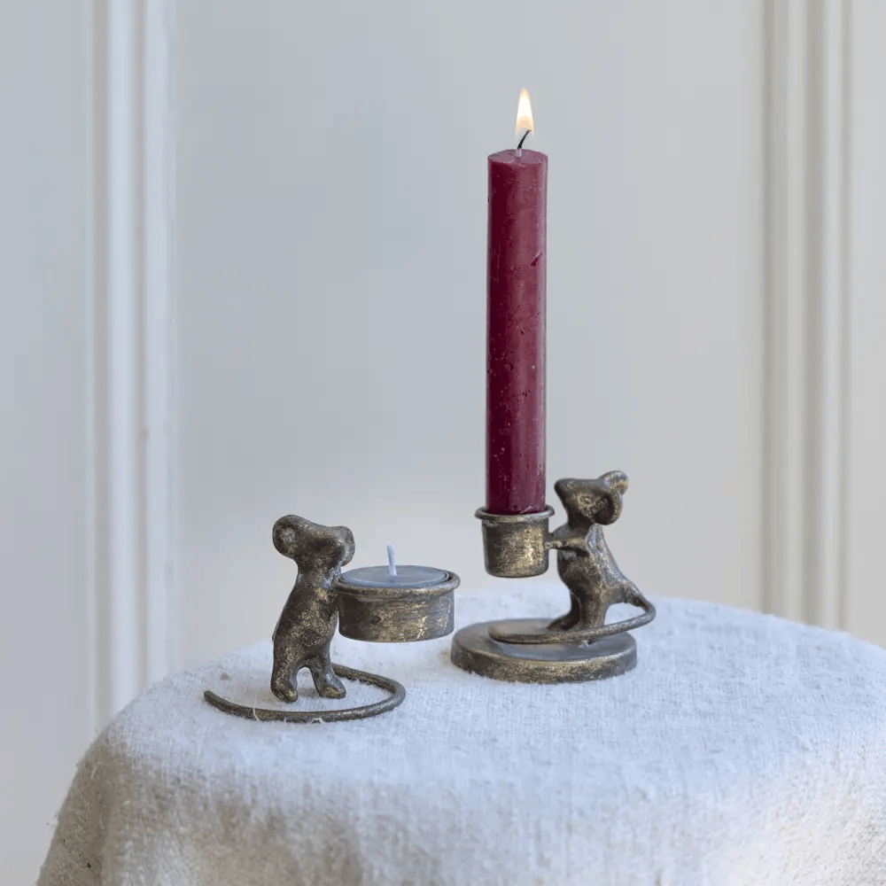 Milton Mouse Tealight Holder | Annie Mo's -D