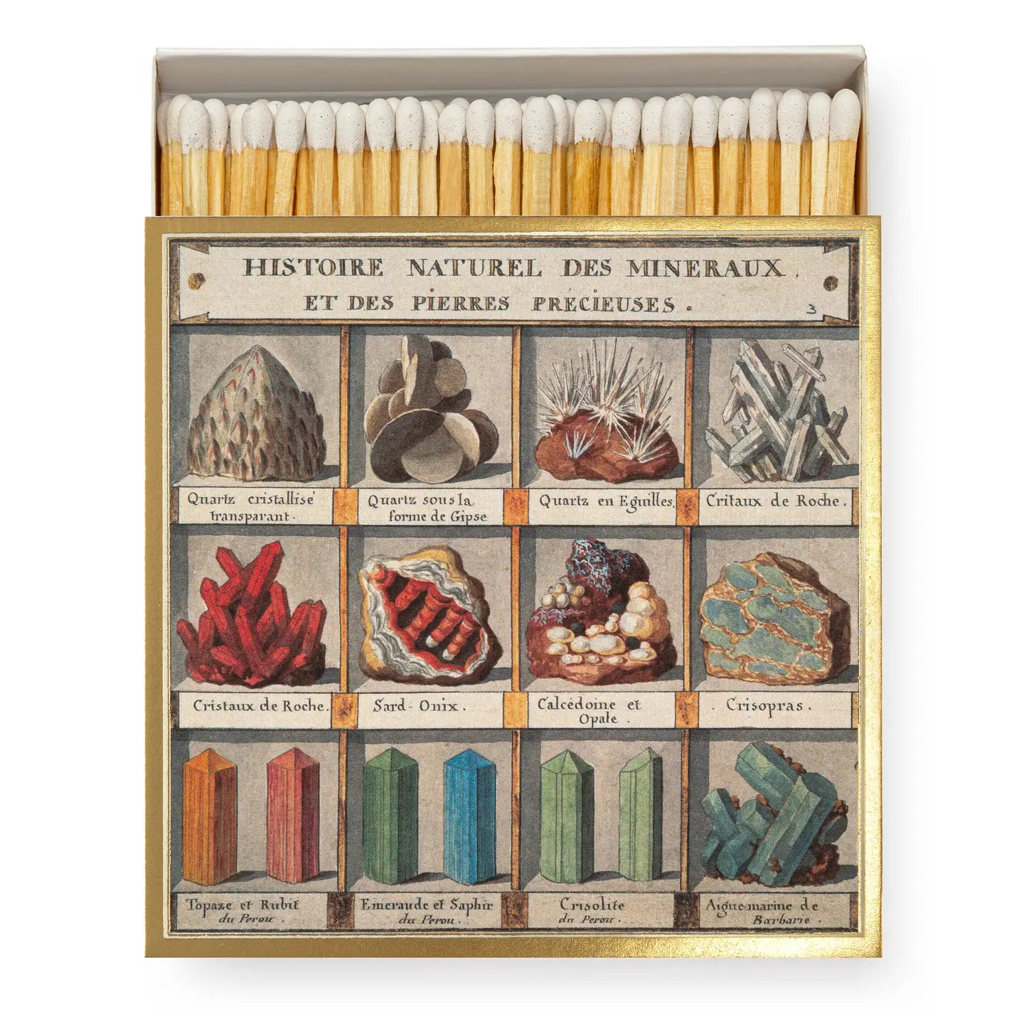 Minerals Matches | Square - Safety Matches | Annie Mo's