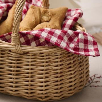 Mini Wicker Basket with Handle 20cm | Annie Mo's