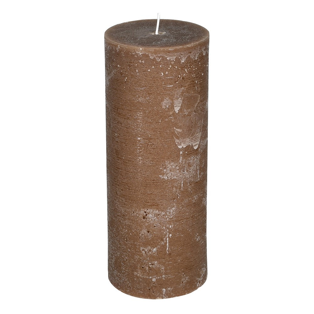 Mocha Pillar Candles - Size ChoiceC