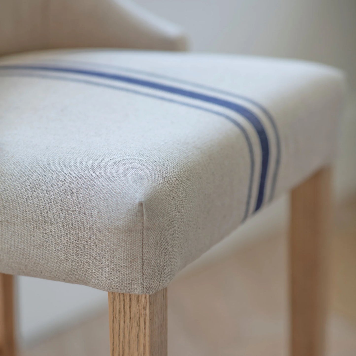 Monroe Blue Stripe Bar Stool