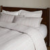 Mora Hemp & Cotton Duvet Cover - Stone Grey - Size Choice | Annie Mo's