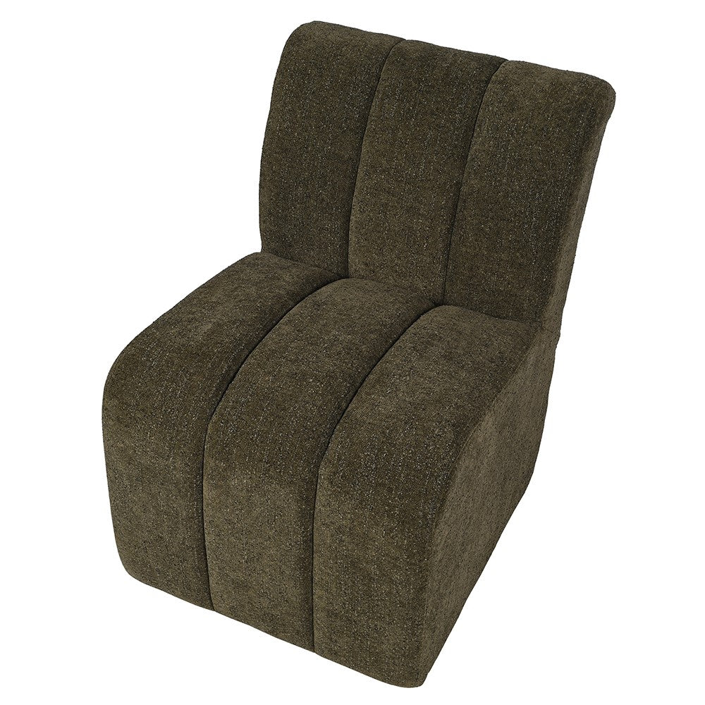 Moss Green Club Dining Chair F
