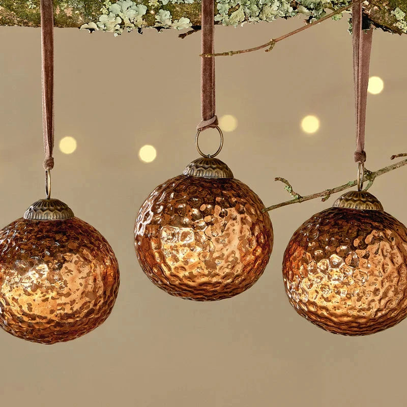 Narangi Baubles - Copper (Set of 4) 8cm