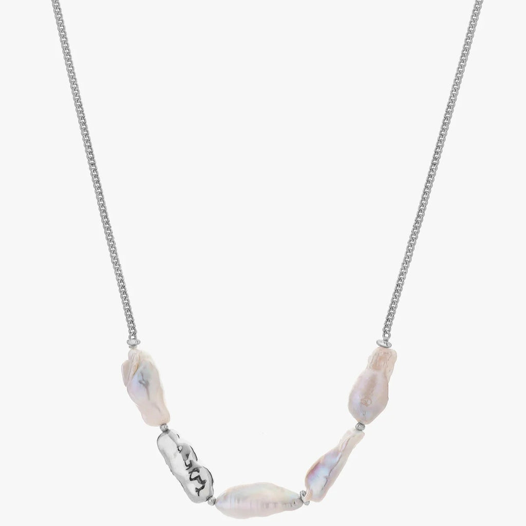 Lustre Necklace Silver