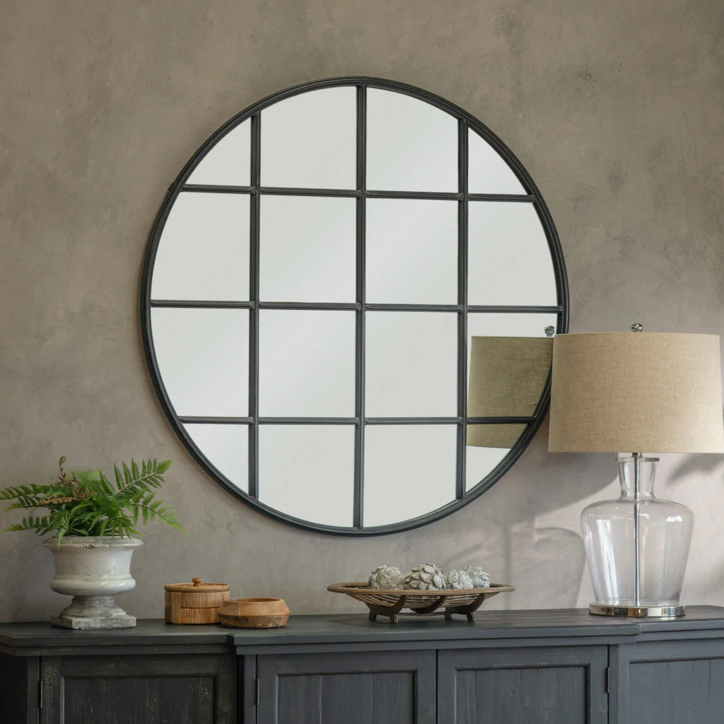 Evershot Round Window Mirror 120cm | Annie Mo's