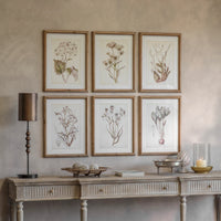 Ormington Set of Six Lavender Framed Prints 60cm | Annie Mo's
