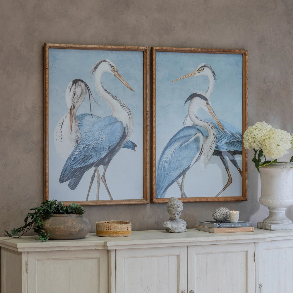 Moreton Set of 2 Heron Framed Prints | Annie Mo's