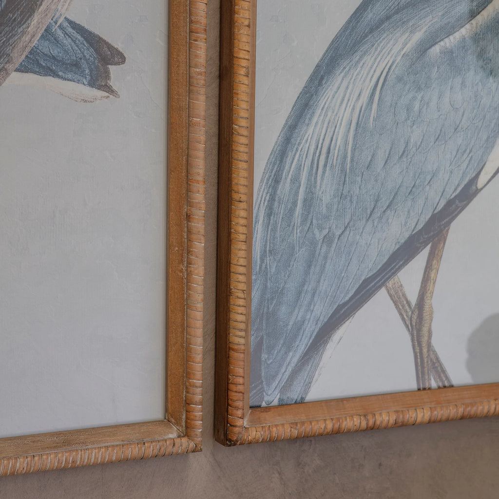 Moreton Set of Two Heron Framed Prints 100cm