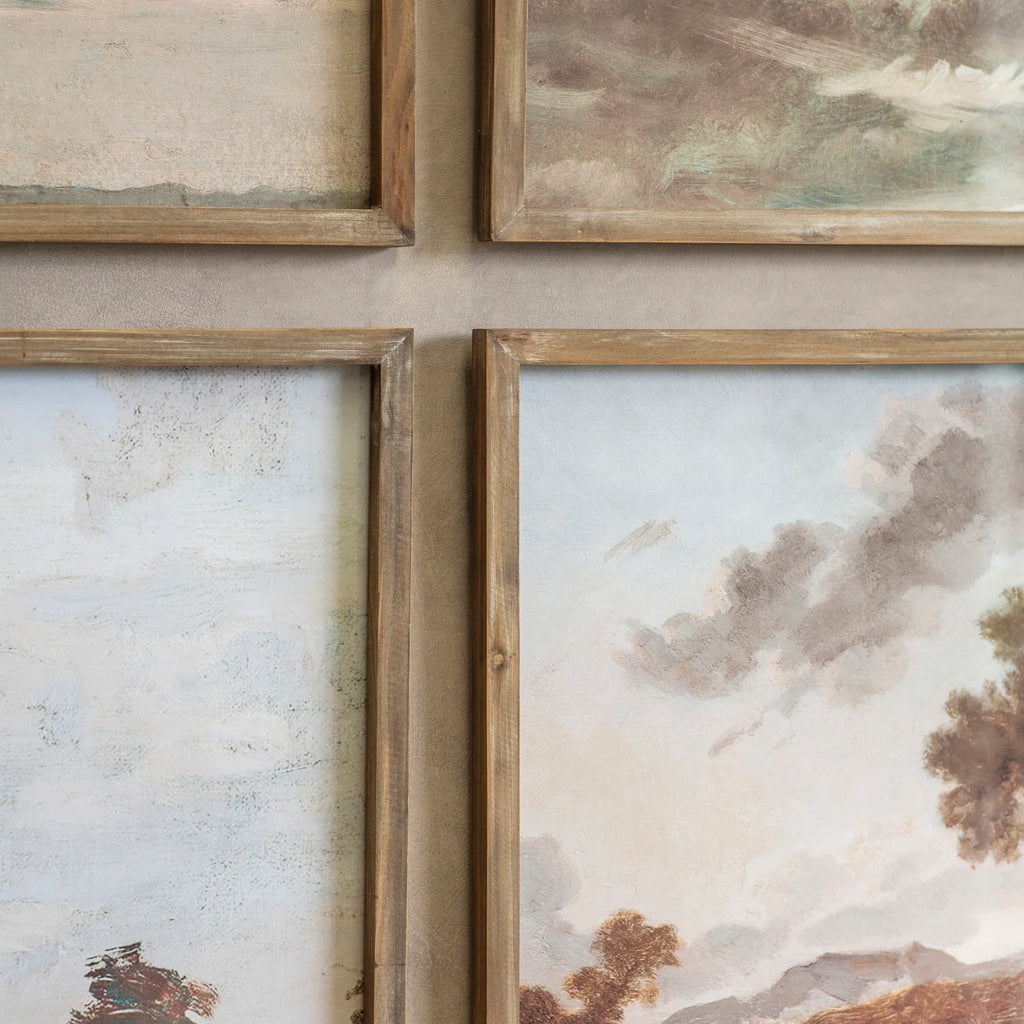 Hambledon Set of Four Landscape Framed Prints 70cm