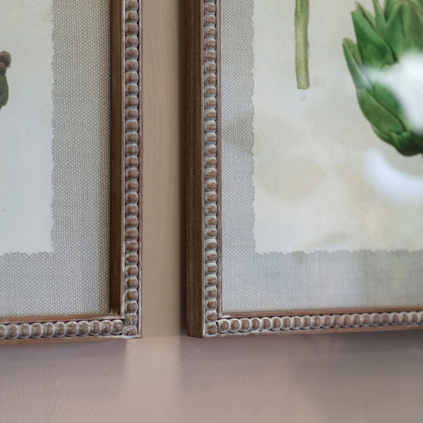 Croston Set of Two Asparagus and Artichoke Framed Prints 70cm